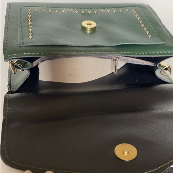 Trendy green fashion crossbody handbag purse - Picture 4 of 9